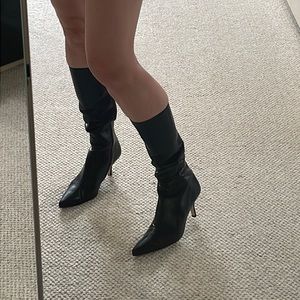 Coup D’etat leather boots